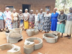 shg members who made local stove 1